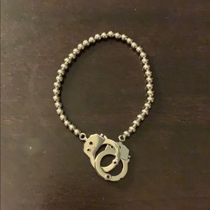 Cop handcuff bracelet